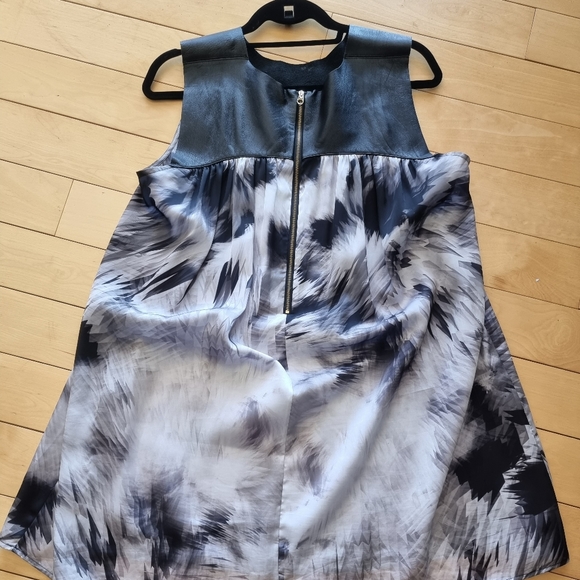Ted Baker Dress/Top with Leather - Picture 1 of 12